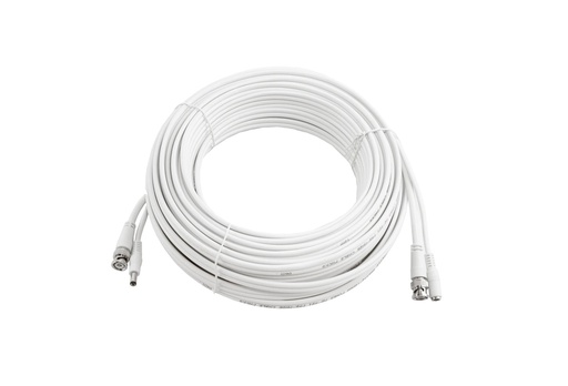 [AVZ158] 20 Meter hochwertiges Kombikabel, RG59, Video/Strom, Fertigkabel, bis 8 Megapixel, Pro Line