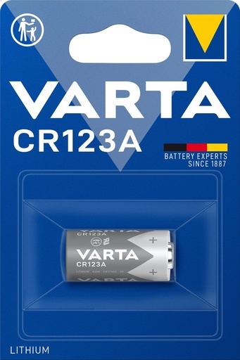 [AJ-CR123A-1P] Varta CR123A Professional Batterie 1er Pack
