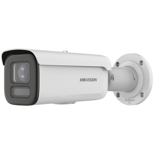 [HIK DS-2CD2647G2HT-LIZS(2.8-12mm)ef] Hikvision 4MP Smart Hybrid Light ColorVu WDR Bullet Netzwerk-Kamera, motorisierte Varifokaloptik, IR & Weißlicht, IP67, IK10