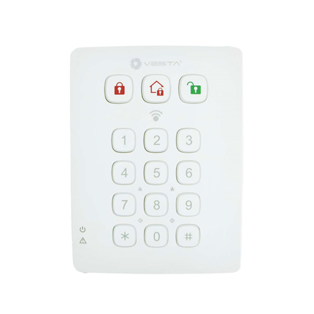 [VESTA-012N-NOTAG] Funk-Tastatur VESTA mit Bluetooth und Näherungserkennung 