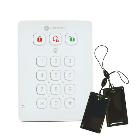 [VESTA-012N] VESTA-Funk-Tastatur mit Näherungsleser und Bluetooth 
