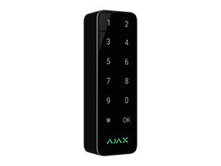 [AJ-Fibra Keypad Outdoor-B] Ajax Fibra KeyPad Outdoor, Schwarz, Kabelgebundene Tastatur für Innen- und Außenbereich 