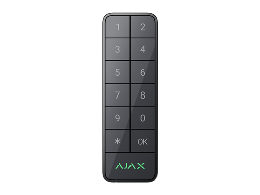 [AJ-Fibra Keypad Outdoor-GRA S] Ajax Fibra KeyPad Outdoor, Graphit, Kabelgebundene Tastatur für Innen- und Außenbereich 