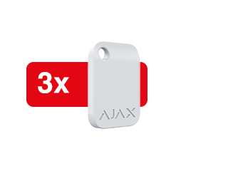 [Ajax Tag-W (3 pcs)] Ajax Zugangstag zur Bedienung des KeyPad Plus