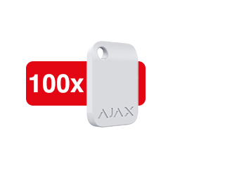 [Ajax Tag-W (100 pcs)] Ajax Zugangstag zur Bedienung des KeyPad Plus