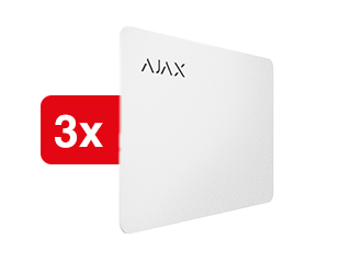 [Ajax Pass-W (3 pcs)] Ajax Zugangskarte zur Bedienung des KeyPad Plus