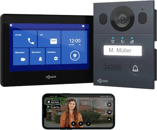 [AV-BLS-02A] GOLIATH Basic 2-Draht BUS Türsprechanlage