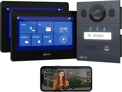 [AV-BLS-07A] GOLIATH Basic 2-Draht BUS Türsprechanlage