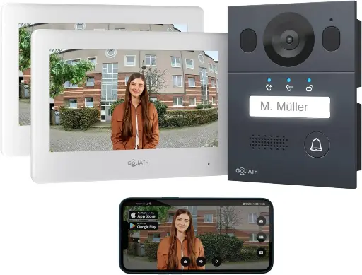 [AV-BLS-09A] Goliath Basic Line 2-Draht BUS Türsprechanlage