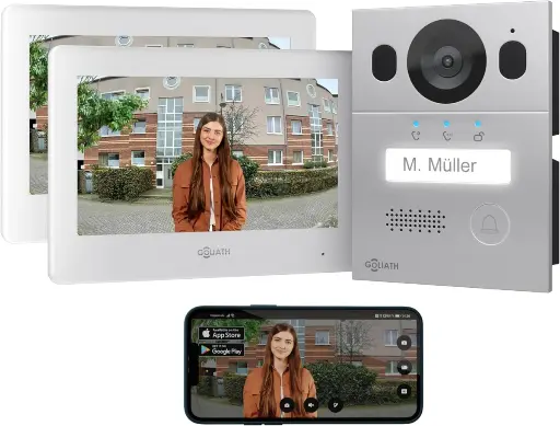 [AV-BLS-06U] GOLIATH Basic 2-Draht BUS Video Türsprechanlage