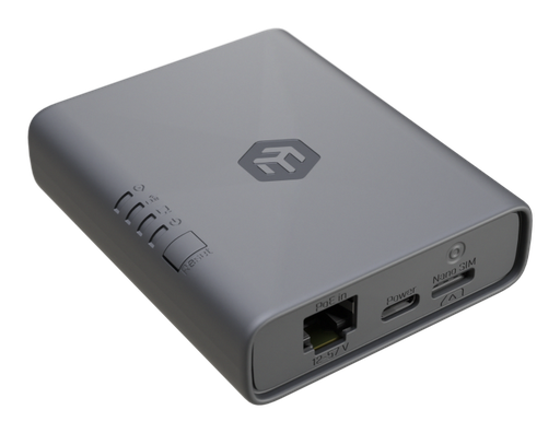 [EC25-EU&KNe] Das Gerät unterstützt LTE Cat4 für mobile Konnektivität sowie Bluetooth zur Anbindung von IoT-Sensoren. Es ist für die Hutschienen- (DIN-Rail-) Montage geeignet und verfügt über Gigabit-Ethernet für schnelle kabelgebundene Netzwerke. Zusätzlich sind GNSS/GPS zur Positionsbestimmung, eSIM- und Nano-SIM-Unterstützung, GPIO-Schnittstellen für Ein-/Ausgänge sowie 2×2 MIMO für verbesserte Mobilfunkleistung integriert.