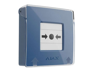 [AJ-EN54-MCP-B] Ajax ManualCallPoint Jeweller – Drahtloser manueller Alarmtaster für Ajax Alarmsysteme